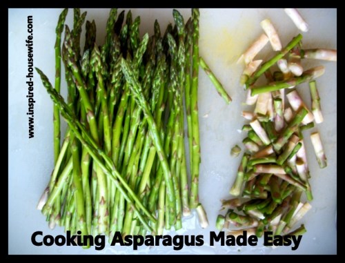 Inspired-Housewife: Cooking Asparagus Made Easy - No Fail Method