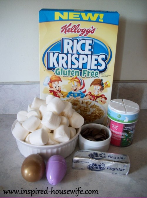 Gluten Free Easter Egg Pops Rice Crispy Treats