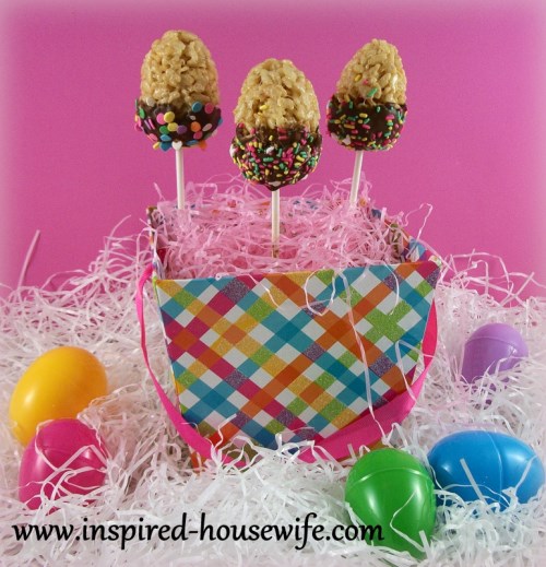 Gluten Free Easter Egg Pops Rice Crispy Treats