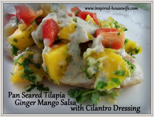 Mango Salsa Tilapia