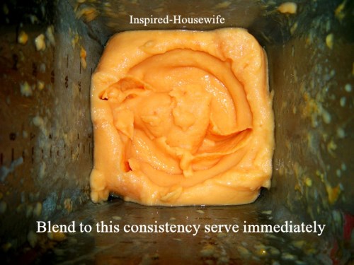 Inspired-Housewife: No Sugar Homemade Peach Ice Cream (DF/GF)