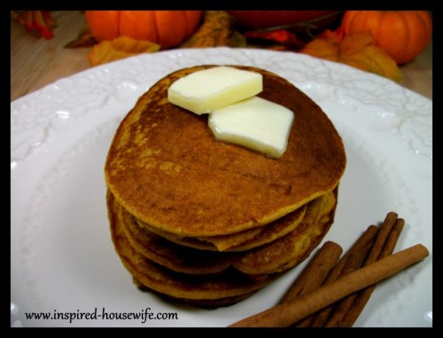 Inspired-Housewife: The BEST Gluten Free Holiday Pumpkin Pancakes - perfect for Thanksgiving or Christmas breakfast- A MUST TRY!!
