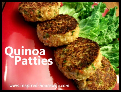 Inspired-Housewife: Quinoa Burger Patties