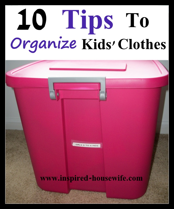 Organize Kids Clothes