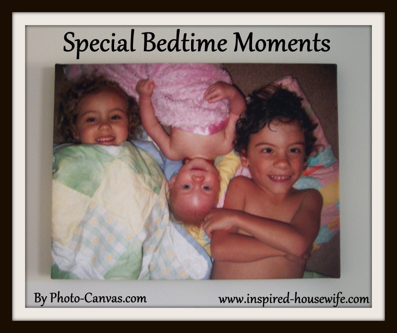 Inspired-Housewife: Special Bedtime Moments Caught on Film, Love of a Mother, Love of my Children, Photo-Canvas Review