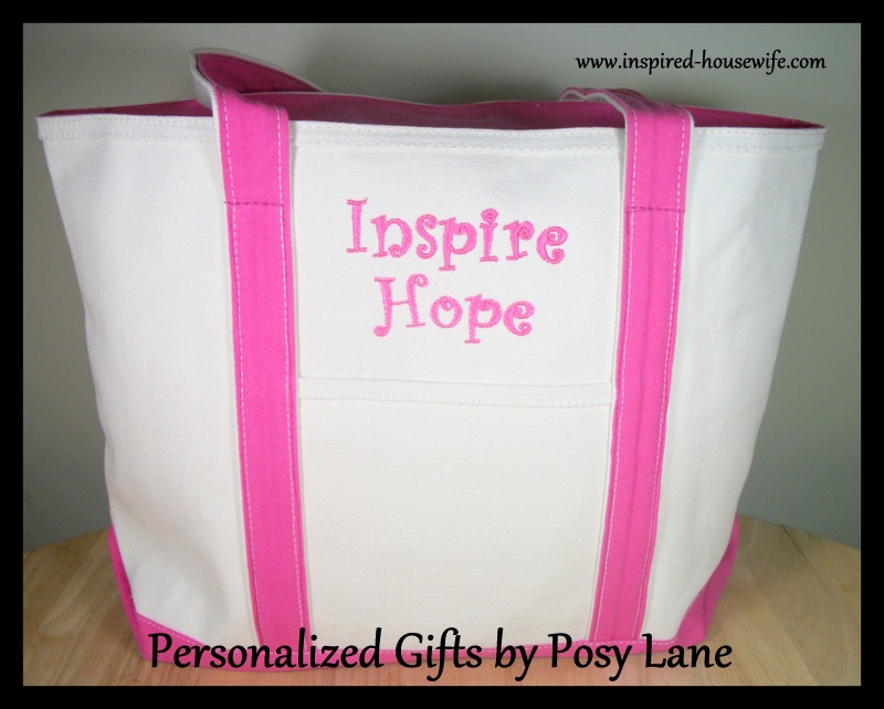 Inspired-Housewife: Posy Lane - Embroidered Tote Bag Review