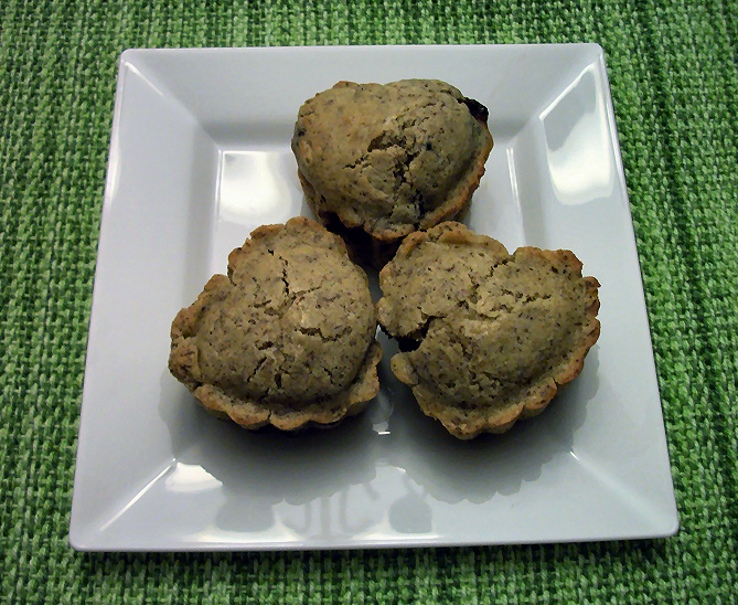 Heart-Shaped Gluten-Free Blueberry Muffins