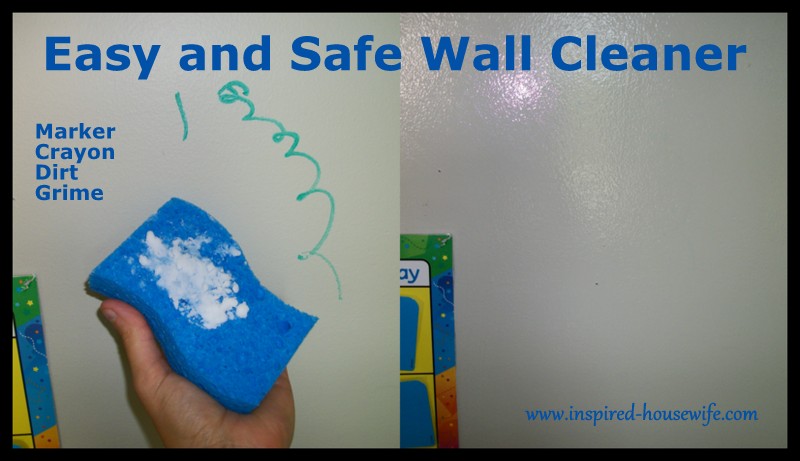 Inspired-Housewife: Easy and Safe Wall Cleaner