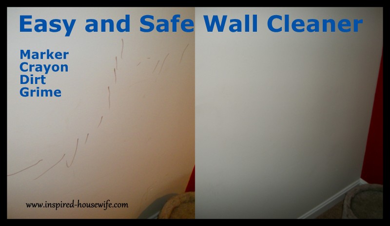Inspired-Housewife: Easy and Safe Wall Cleaner