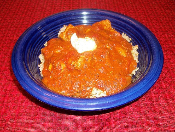 Tomato-Coconut Chicken Curry