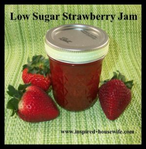Low Sugar Strawberry Jam