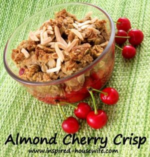 Almond Cherry Crisp