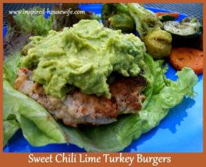 Sweet Chili Lime Turkey Burger