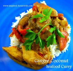 Inspired-Housewife: Ginger Coconut Seafood Curry