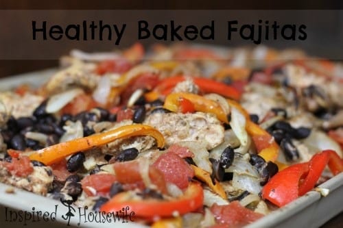 Healthy Baked Fajitas
