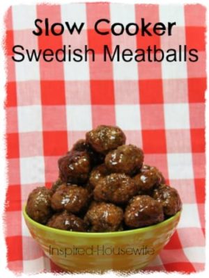 Super-Easy Crock-Pot Super Bowl Swedish Meatballs