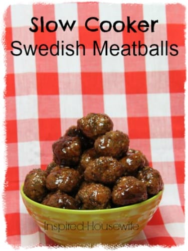Super-Easy Crock-Pot Super Bowl Swedish Meatballs