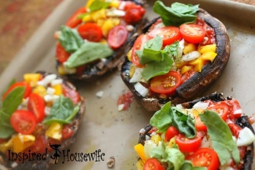 Portobello Mushroom Pizza