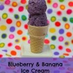 Blueberry Banana Ice Cream