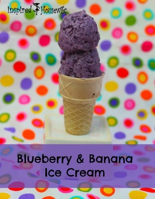 Blueberry Banana Ice Cream