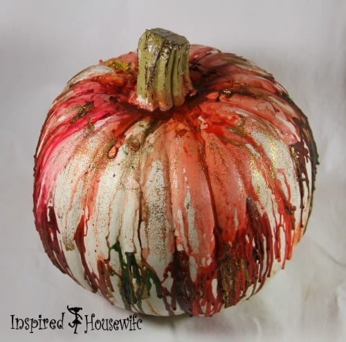 Crayon Pumpkin Art