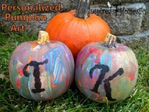Personalized Pumpkin Art