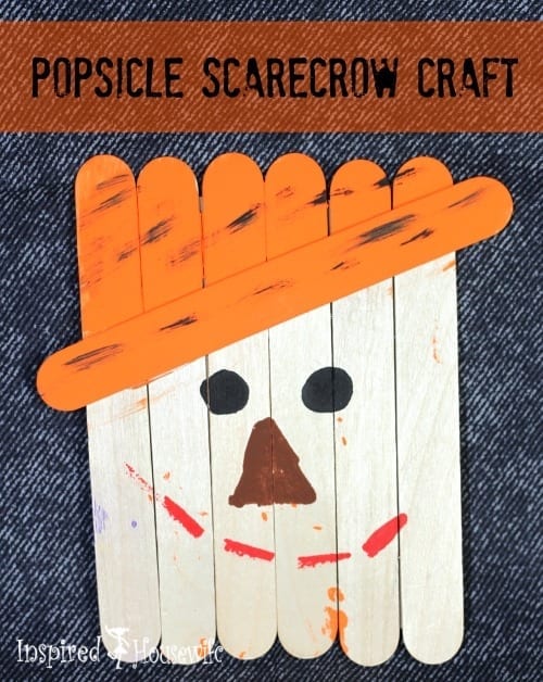 Popsicle Scarecrow Craft