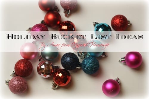 Twelve Days of Christmas - Holiday Bucket List Ideas