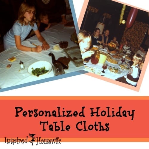 Personalized Holiday Table Cloths