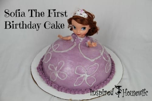 sofia the first doll cake