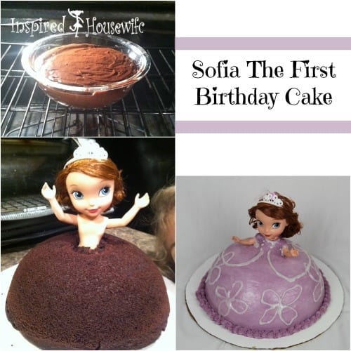 sofia the first sheet cake