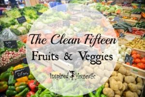 The Clean Fifteen Fruits & Veggies