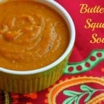For a healthy and quick make ahead meal try this healthy butternut squash soup. It is super creamy, gluten free, and 21 Day Fix approved.