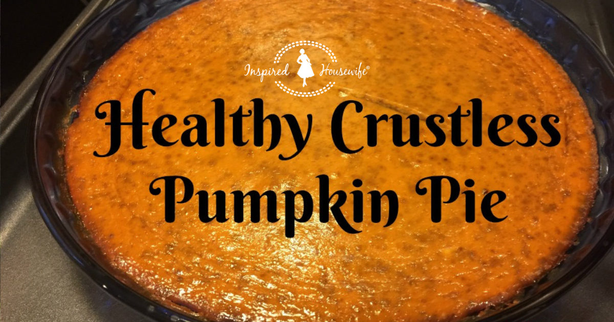 Healthy Crustless Pumpkin Pie